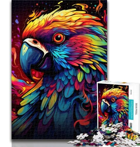 Puzzle für Erwachsene, Papagei, 1000 Teile, Puzzle für Erwachsene, Geschenke, Spielzeug, Lernspiele, Stressabbau, Wunschliste mit Weihnachtsmann, 75x50cm Puzzle für Erwachsene, Papagei, 1000 Teile, Puzzle für Erwachsene, Geschenke, Spielzeug, Lernspiele, Stressabbau, Wunschliste mit Weihnachtsmann, 75x50cm von GOIUYTGM