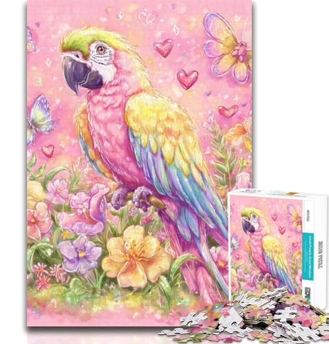 Puzzle für Erwachsene, Papagei, 1000 Teile, für Teenager, Stressabbau, schwierige Herausforderung, einzigartige Heimdekoration und Geschenke, 26x38cm Puzzle für Erwachsene, Papagei, 1000 Teile, für Teenager, Stressabbau, schwierige Herausforderung, einzigartige Heimdekoration und Geschenke, 26x38cm von GOIUYTGM