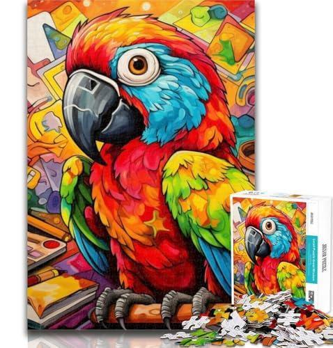 Puzzle für Erwachsene, Tiere, Vögel, Papageien, 1000 Teile, Puzzle für Erwachsene und Jugendliche, Zeitvertreib zu Hause, Stärkung der Liebe zwischen Paaren, 50x75cm von GOIUYTGM