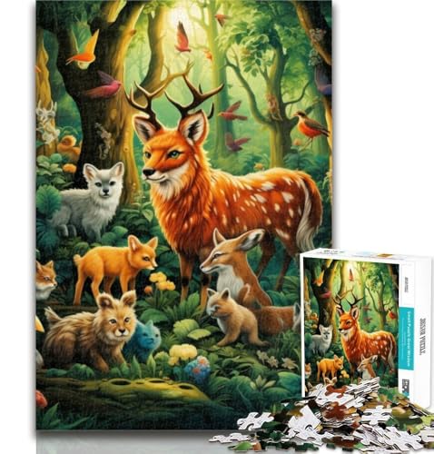 Puzzle für Erwachsene, Tierwelt, 1000 Teile, für Erwachsene und Jugendliche, Spielzeug, Lernspiele, Stressabbau, tolle Geschenke und Spielzeuge, 50x75cm von GOIUYTGM