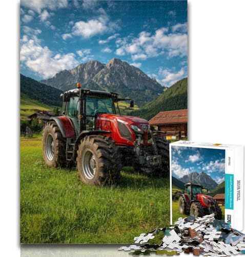 Puzzle für Erwachsene, Traktor, 1000 Teile, Puzzle für Erwachsene und Jugendliche, lebendiges und einzigartiges Design, entspannendes und herausforderndes Puzzle-Erlebnis, 50x75cm Puzzle für Erwachsene, Traktor, 1000 Teile, Puzzle für Erwachsene und Jugendliche, lebendiges und einzigartiges Design, entspannendes und herausforderndes Puzzle-Erlebnis, 50x75cm von GOIUYTGM