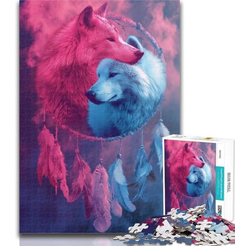 Puzzle für Erwachsene, Traumfänger, 1000 Teile, für Jugendliche, Spielzeug, Lernspiele, Stressabbau, Wanddekoration, 50x75cm von GOIUYTGM