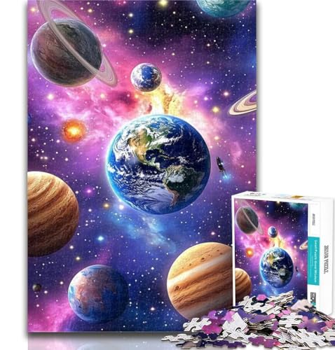 Puzzle für Erwachsene, Universum-Galaxie-Puzzle für Erwachsene, 1000 Teile, Lernspielzeug und Spiele für Erwachsene und Jugendliche, 50x75cm von GOIUYTGM