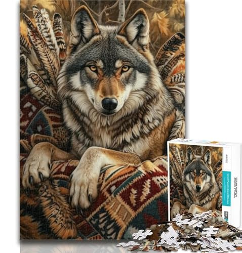 Puzzle für Erwachsene, Wolfstotem, Puzzle für Erwachsene, 1000 Teile, Lernspielzeug und Spiele für Erwachsene und Jugendliche, 50x75cm von GOIUYTGM