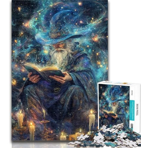Puzzle für Erwachsene, kosmischer Zauberer, 1000 Teile, Spielzeug, Lernspiele, Stressabbau, tolle Geschenke und Spielzeuge, 50x75cm von GOIUYTGM