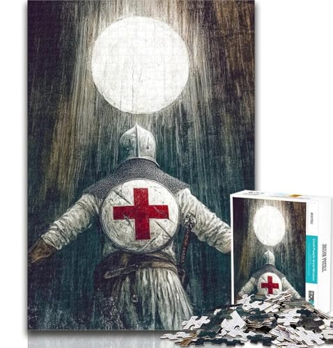 Puzzle für Erwachsene, mittelalterliche Rittergemälde, 1000 Teile, Puzzle für Erwachsene und Jugendliche ab 14 Jahren, unmögliches Spiel, Erwachsene und Jugendliche, 50x75cm Puzzle für Erwachsene, mittelalterliche Rittergemälde, 1000 Teile, Puzzle für Erwachsene und Jugendliche ab 14 Jahren, unmögliches Spiel, Erwachsene und Jugendliche, 50x75cm von GOIUYTGM
