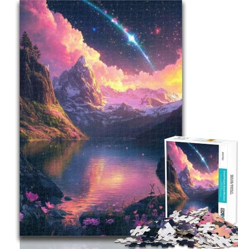 Puzzle für Erwachsene, schöne Berge, 1000-teiliges Puzzle für Erwachsene, Geschenke, Lernspiel, Herausforderungsspielzeug für Frauen und Männer, 26x38cm Puzzle für Erwachsene, schöne Berge, 1000-teiliges Puzzle für Erwachsene, Geschenke, Lernspiel, Herausforderungsspielzeug für Frauen und Männer, 26x38cm von GOIUYTGM