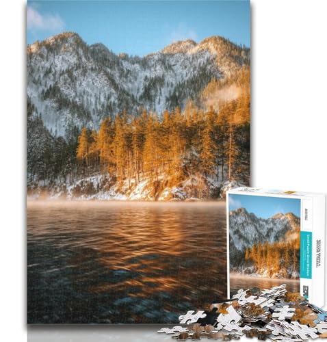 Puzzle für Erwachsene, schöne Berge und Seen, 1000-teiliges Puzzle für Teenager, Geschenke, Spielzeug, Lernspiele, stressabbauende Wanddekoration, 50x75cm Puzzle für Erwachsene, schöne Berge und Seen, 1000-teiliges Puzzle für Teenager, Geschenke, Spielzeug, Lernspiele, stressabbauende Wanddekoration, 50x75cm von GOIUYTGM