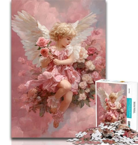 Puzzle für Erwachsene, schöner Kleiner Engel, Puzzle für Teenager, 1000 Teile, Lernspielzeug, Familienspiele, Geburtstagsgeschenk, Geschenke, 50x75cm Puzzle für Erwachsene, schöner Kleiner Engel, Puzzle für Teenager, 1000 Teile, Lernspielzeug, Familienspiele, Geburtstagsgeschenk, Geschenke, 50x75cm von GOIUYTGM