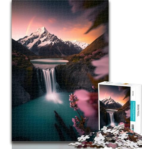 Puzzle für Erwachsene, wunderschöne Berge und Seen, 1000 Teile, Puzzle für Erwachsene und Jugendliche, Spielzeug, Lernspiele, Stressabbau, einzigartige Heimdekoration und Geschenke, 50x75cm Puzzle für Erwachsene, wunderschöne Berge und Seen, 1000 Teile, Puzzle für Erwachsene und Jugendliche, Spielzeug, Lernspiele, Stressabbau, einzigartige Heimdekoration und Geschenke, 50x75cm von GOIUYTGM