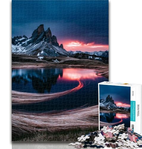 Puzzle für Erwachsene, wunderschöne Berge und Seen, Puzzle für Erwachsene, 1000 Teile, Lernspielzeug und Spiele für Erwachsene und Jugendliche, 26x38cm Puzzle für Erwachsene, wunderschöne Berge und Seen, Puzzle für Erwachsene, 1000 Teile, Lernspielzeug und Spiele für Erwachsene und Jugendliche, 26x38cm von GOIUYTGM