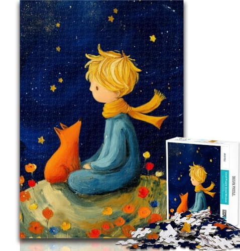 Puzzle für Erwachsene 1000 Teile Der kleine Prinz, 1000-teiliges Puzzle, lustige Spiele, jedes Teil ist einzigartig – anspruchsvolles Familienspiel, 26x38cm Puzzle für Erwachsene 1000 Teile Der kleine Prinz, 1000-teiliges Puzzle, lustige Spiele, jedes Teil ist einzigartig – anspruchsvolles Familienspiel, 26x38cm von GOIUYTGM