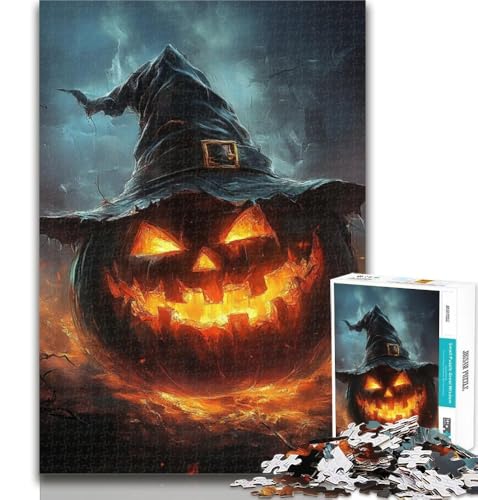 Puzzle für Erwachsene 1000 Teile Kürbis-Halloween-Puzzles für Teenager, anspruchsvolle Spielgeschenke, ganze Familie, 26x38cm Puzzle für Erwachsene 1000 Teile Kürbis-Halloween-Puzzles für Teenager, anspruchsvolle Spielgeschenke, ganze Familie, 26x38cm von GOIUYTGM