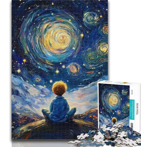 Puzzle für Erwachsene Der kleine Prinz des Nachthimmels, 1000 Teile, lustige Aktivität für zu Hause, Spielzeug für Regentage, Geburtstagsgeschenke, 26x38cm Puzzle für Erwachsene Der kleine Prinz des Nachthimmels, 1000 Teile, lustige Aktivität für zu Hause, Spielzeug für Regentage, Geburtstagsgeschenke, 26x38cm von GOIUYTGM