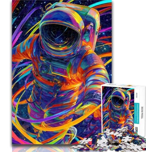Puzzle für Teenager, 1000 Teile, Astronauten-Puzzle für Erwachsene, pädagogisches Spielzeug zum Stressabbau, tolle Geschenke und Spielzeuge, 26x38cm von GOIUYTGM
