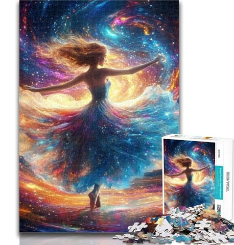 Puzzle für Teenager, 1000 Teile, Balletttänzerin, Puzzle für Erwachsene, pädagogisches Spielzeug zum Stressabbau, tolle Geschenke und Spielzeuge, 26x38cm von GOIUYTGM