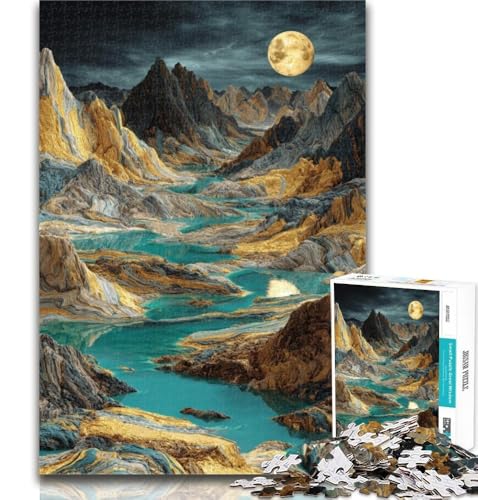 Puzzle für Teenager, 1000 Teile, Berge im japanischen Stil, 1000 Teile für Erwachsene, für Lernspiele, Herausforderungsspielzeug, einzigartige Heimdekoration und Geschenke, 26x38cm Puzzle für Teenager, 1000 Teile, Berge im japanischen Stil, 1000 Teile für Erwachsene, für Lernspiele, Herausforderungsspielzeug, einzigartige Heimdekoration und Geschenke, 26x38cm von GOIUYTGM