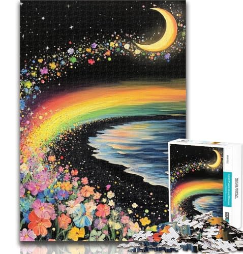 Puzzle für Teenager, 1000 Teile, Regenbogenbrücke, Puzzle für Erwachsene, pädagogisches Spielzeug zum Stressabbau, tolle Geschenke und Spielzeuge, 26x38cm von GOIUYTGM