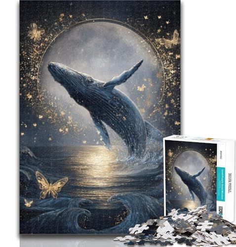 Puzzle für Teenager, 1000 Teile, Weltraumwal-Puzzles für Erwachsene, pädagogisches Spielzeug zum Stressabbau, tolle Geschenke und Spielzeuge, 26x38cm Puzzle für Teenager, 1000 Teile, Weltraumwal-Puzzles für Erwachsene, pädagogisches Spielzeug zum Stressabbau, tolle Geschenke und Spielzeuge, 26x38cm von GOIUYTGM
