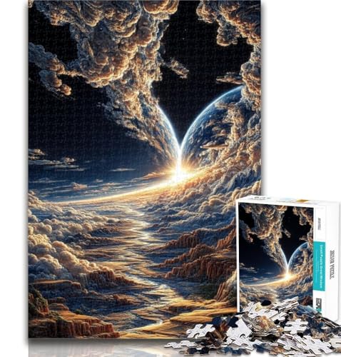 Puzzle für Teenager, Fantasielandschaftspuzzle für Erwachsene, 1000 Teile, Lernspiel zum Geburtstag, Weihnachten für und ab 14 Jahren, 26x38cm von GOIUYTGM