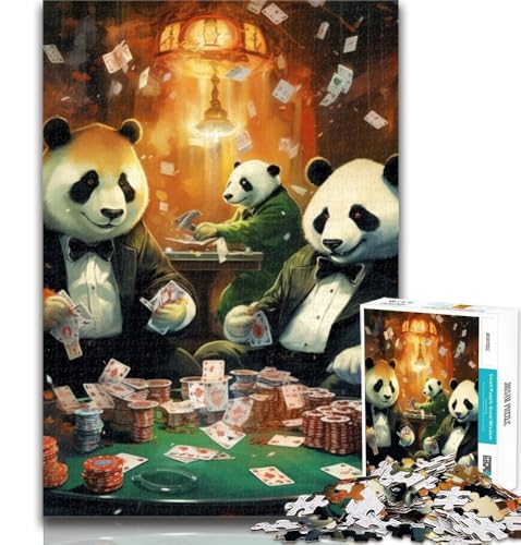 Puzzle für Teenager, Tiere Spielen Poker, 1000 Teile, Puzzle für Erwachsene und Teenager, Lernspielzeug, einzigartige Heimdekoration und Geschenke, 26x38cm Puzzle für Teenager, Tiere Spielen Poker, 1000 Teile, Puzzle für Erwachsene und Teenager, Lernspielzeug, einzigartige Heimdekoration und Geschenke, 26x38cm von GOIUYTGM