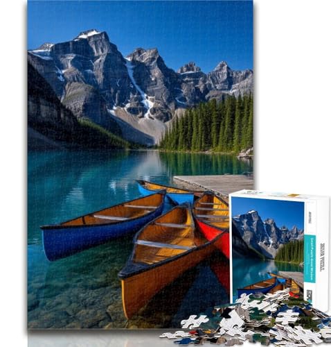 Puzzle für Teenager, wunderschöne Berge und Seen, 1000-teiliges Puzzle für Erwachsene und Teenager, Familienunterhaltungsspielzeug ganze Familie, 50x75cm Puzzle für Teenager, wunderschöne Berge und Seen, 1000-teiliges Puzzle für Erwachsene und Teenager, Familienunterhaltungsspielzeug ganze Familie, 50x75cm von GOIUYTGM