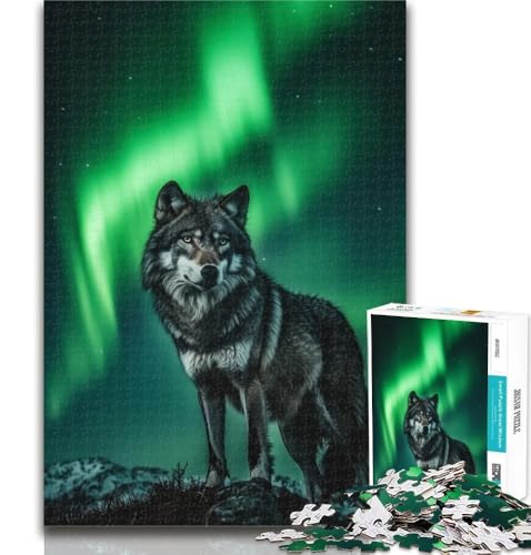 Puzzle für Teenager „Heulender Wolf“, 1000 Teile, Puzzle für Erwachsene und Teenager, Familienunterhaltungsspielzeug, ganze Familie, 50x75cm Puzzle für Teenager „Heulender Wolf“, 1000 Teile, Puzzle für Erwachsene und Teenager, Familienunterhaltungsspielzeug, ganze Familie, 50x75cm von GOIUYTGM