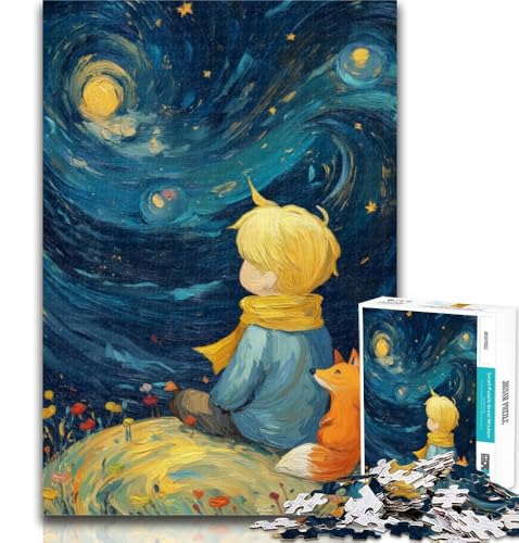 Puzzle für Teenager 1000 Teile Der Kleine Prinz 1000-teiliges Puzzle, Lernspielzeug, Familienspiele, Geschenke für Freunde und Familie, 50x75cm von GOIUYTGM