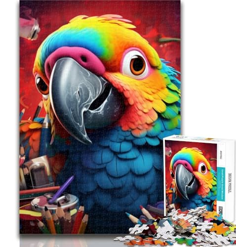 Puzzle mit 1000 Teilen, Papagei-Puzzle für Erwachsene, Spielzeug, Lernspiele, Stressabbau, einzigartige Heimdekoration und Geschenke, 75x50cm Puzzle mit 1000 Teilen, Papagei-Puzzle für Erwachsene, Spielzeug, Lernspiele, Stressabbau, einzigartige Heimdekoration und Geschenke, 75x50cm von GOIUYTGM