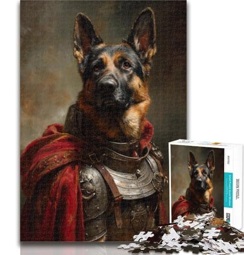 Puzzle mit Retro-Hundemotiv, 1000 Teile, für Teenager, Lernspiele, Herausforderungsspielzeug, einzigartige Heimdekoration und Geschenke, 75x50cm von GOIUYTGM