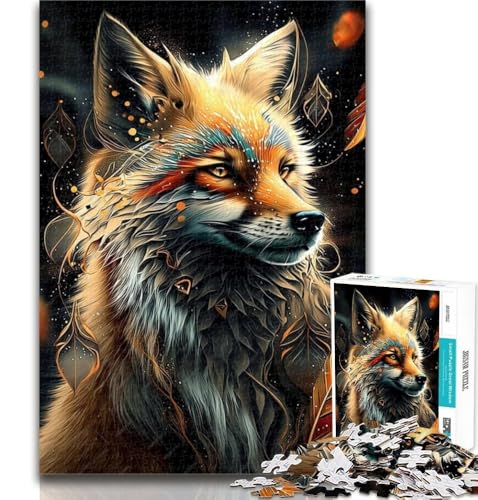 Puzzle mit Tiermotiven und Fuchsmotiven, 1000 Teile, Geburtstagsgeschenk, Wandkunst für Jugendliche ab 14 Jahren, 50x75cm Puzzle mit Tiermotiven und Fuchsmotiven, 1000 Teile, Geburtstagsgeschenk, Wandkunst für Jugendliche ab 14 Jahren, 50x75cm von GOIUYTGM