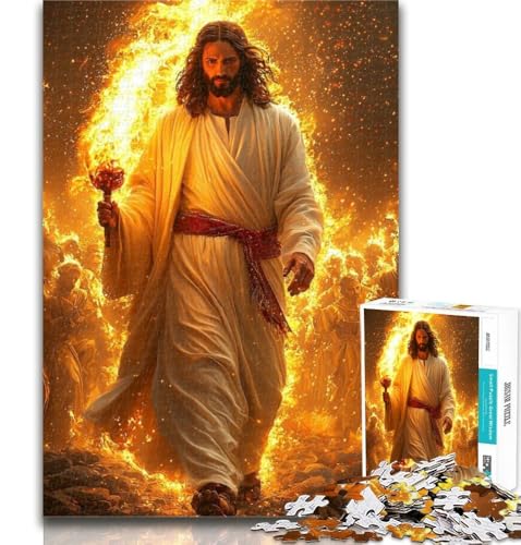 Puzzles 1000 Teile für Teenager Jesus Teenager-Puzzles, Quizspiel Wanddekoration Einzigartige Geburtstags 26x38cm von GOIUYTGM