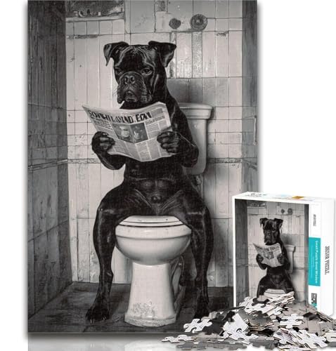 Puzzles Boxer Dog Puzzles 1000 Teile für Erwachsene Geschenke, Spielzeug Lernspiele Stressabbau Einzigartige Wohnkultur und Geschenke 26x38cm Puzzles Boxer Dog Puzzles 1000 Teile für Erwachsene Geschenke, Spielzeug Lernspiele Stressabbau Einzigartige Wohnkultur und Geschenke 26x38cm von GOIUYTGM