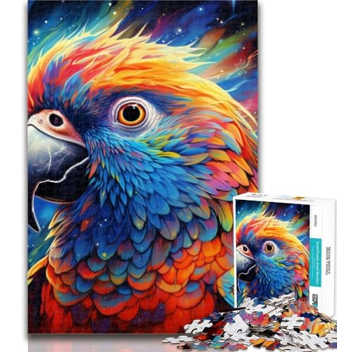 Puzzles Tiere Vögel Papageien 1000 Teile Puzzle für Teenager, Geburtstagsgeschenk, Geschenke, Wandkunst für Kinder ab 14 Jahren, 26x38cm von GOIUYTGM