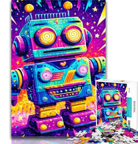 Puzzles für Erwachsene, Art Robot Puzzles für Erwachsene 1000 Teile, Lernspielzeug und Spiele für Erwachsene und Jugendliche, 26x38cm von GOIUYTGM