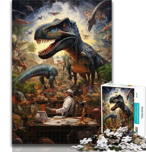 Puzzles für Erwachsene, Dinosaurierwelt, Puzzles für Teenager, Spielzeug, Lernspiele, Stressabbau, Eltern-Kind-Interaktion, 50x75cm von GOIUYTGM