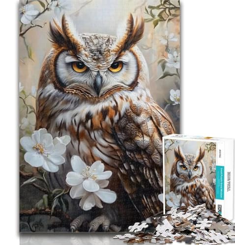 Puzzles für Erwachsene, Eulen-Puzzles für Erwachsene, Spielzeug, Lernspiele, Stressabbau, tolle Geschenke und Spielzeuge, 26x38cm Puzzles für Erwachsene, Eulen-Puzzles für Erwachsene, Spielzeug, Lernspiele, Stressabbau, tolle Geschenke und Spielzeuge, 26x38cm von GOIUYTGM