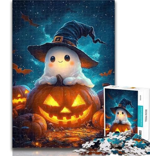 Puzzles für Erwachsene, Halloween-Astronauten-Puzzles 1000 Teile für Teenager, Dekomprimierendes intellektuelles Lernspielzeug, Geburtstagsgeschenk, Geschenke 26x38cm von GOIUYTGM