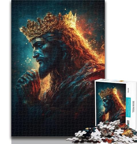 Puzzles für Erwachsene, Jesus-Puzzles für Erwachsene, 1000 Teile, Lernspielzeug und Spiele für Erwachsene und Jugendliche, 50x75cm von GOIUYTGM