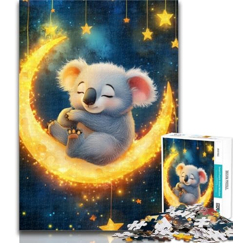 Puzzles für Erwachsene, Koala-Baby-Puzzles für Erwachsene, Spielzeug, Lernspiele, Stressabbau, tolle Geschenke und Spielzeuge, 26x38cm von GOIUYTGM