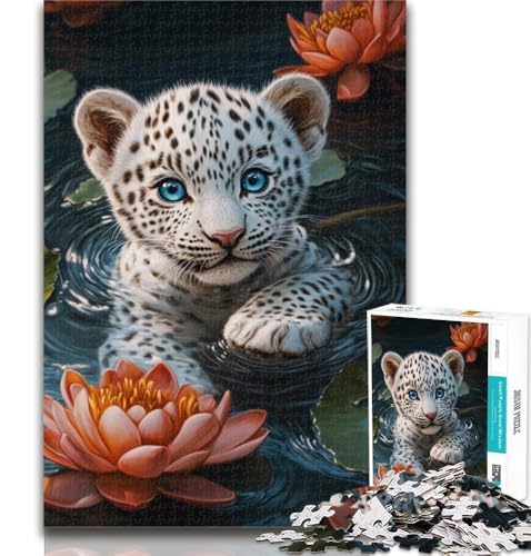 Puzzles für Erwachsene, Lotus- und Leoparden-Puzzles für Erwachsene, Spielzeug, Lernspiele, Stressabbau, tolle Geschenke und Spielzeuge, 26x38cm Puzzles für Erwachsene, Lotus- und Leoparden-Puzzles für Erwachsene, Spielzeug, Lernspiele, Stressabbau, tolle Geschenke und Spielzeuge, 26x38cm von GOIUYTGM