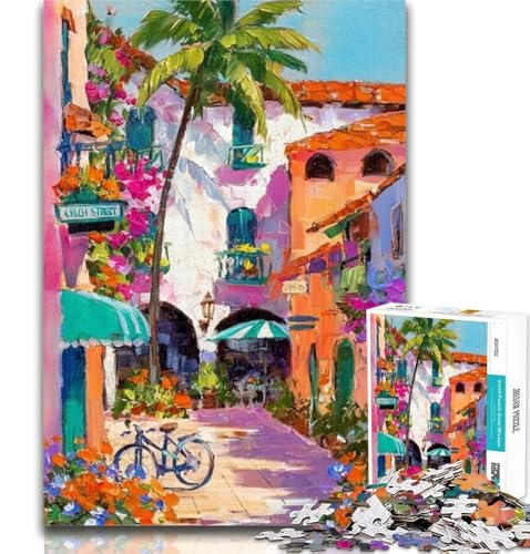 Puzzles für Erwachsene, Ölgemälde-Kunst-Puzzles für Erwachsene, 1000 Teile, Lernspielzeug und Spiele für Erwachsene und Jugendliche, 26x38cm von GOIUYTGM