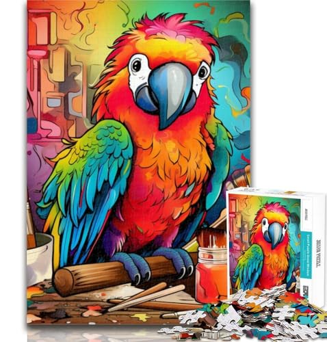 Puzzles für Erwachsene, Papageien-Puzzles für Teenager, 1000 Teile, Dekomprimierendes intellektuelles Lernspielzeug, Geburtstagsgeschenk, Geschenke, 75x50cm Puzzles für Erwachsene, Papageien-Puzzles für Teenager, 1000 Teile, Dekomprimierendes intellektuelles Lernspielzeug, Geburtstagsgeschenk, Geschenke, 75x50cm von GOIUYTGM