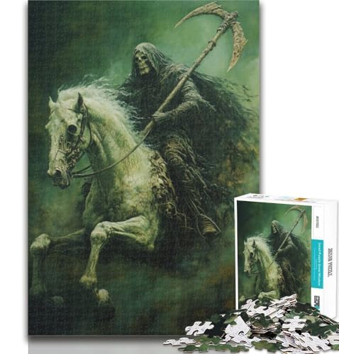 Puzzles für Erwachsene, Pferde-Puzzles für Erwachsene, 1000 Teile, pädagogisches Spielzeug zum Stressabbau, tolle Geschenke und Spielzeuge, 50x75cm von GOIUYTGM
