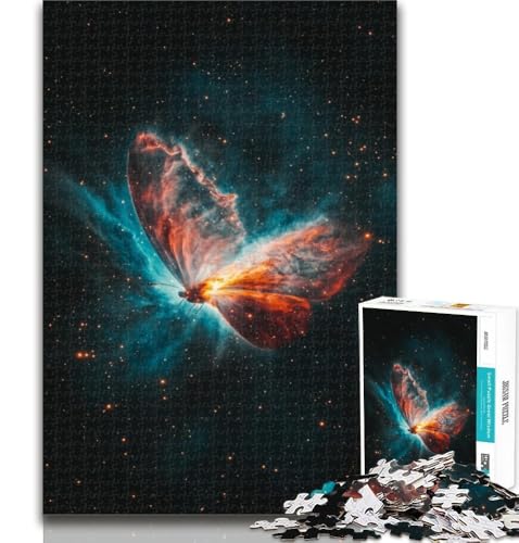 Puzzles für Erwachsene, Schmetterlingsnebel, Puzzles für Erwachsene, für Lernspiele, Herausforderung, Spielzeug, Künstlersammlung, Bildende Kunst, 50x75cm von GOIUYTGM