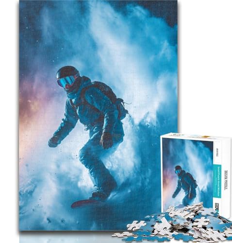 Puzzles für Erwachsene, Ski-Puzzles für Erwachsene, 1000 Teile, pädagogisches Spielzeug zum Stressabbau, tolle Geschenke und Spielzeuge, 50x75cm Puzzles für Erwachsene, Ski-Puzzles für Erwachsene, 1000 Teile, pädagogisches Spielzeug zum Stressabbau, tolle Geschenke und Spielzeuge, 50x75cm von GOIUYTGM