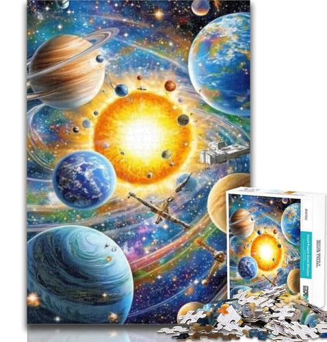 Puzzles für Erwachsene, Universum, Galaxie, Puzzles für Erwachsene, Spielzeug, Lernspiele, Stressabbau, tolle Geschenke und Spielzeuge, 26x38cm von GOIUYTGM