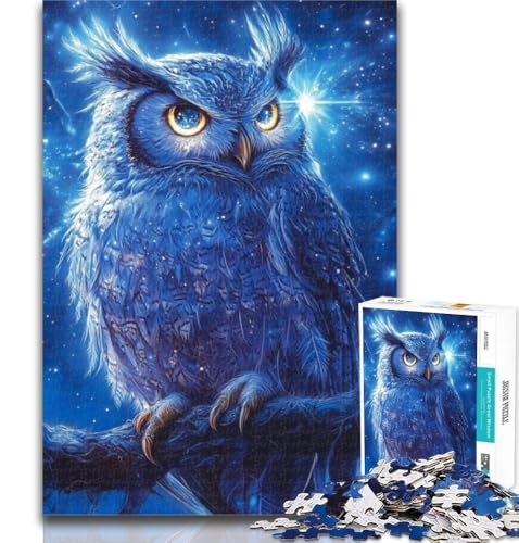 Puzzles für Erwachsene, geheimnisvolle Eule, Puzzles für Erwachsene, Spielzeug, Lernspiele, Stressabbau, tolle Geschenke und Spielzeuge, 26x38cm Puzzles für Erwachsene, geheimnisvolle Eule, Puzzles für Erwachsene, Spielzeug, Lernspiele, Stressabbau, tolle Geschenke und Spielzeuge, 26x38cm von GOIUYTGM