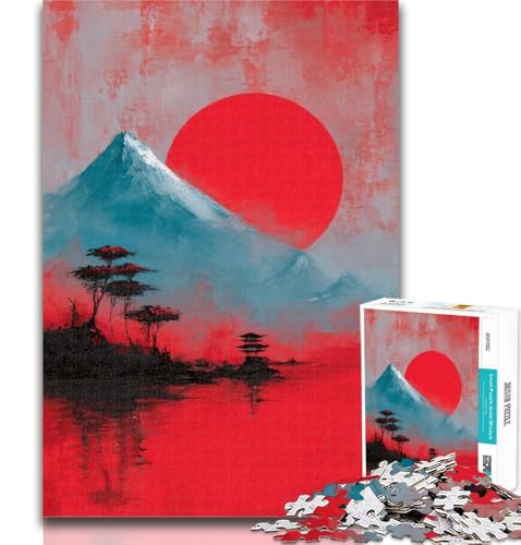 Puzzles für Erwachsene, japanische Landschaftsmalerei, Puzzles für Erwachsene, für Lernspiele, Herausforderung, Spielzeug, Künstlersammlung, bildende Kunst, 50x75cm Puzzles für Erwachsene, japanische Landschaftsmalerei, Puzzles für Erwachsene, für Lernspiele, Herausforderung, Spielzeug, Künstlersammlung, bildende Kunst, 50x75cm von GOIUYTGM