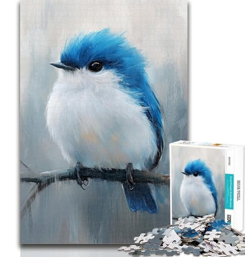 Puzzles für Erwachsene, süßer Kleiner Blauer Vogel, Puzzles für Erwachsene, Spielzeug, Lernspiele, Stressabbau, tolle Geschenke und Spielzeuge, 50x75cm Puzzles für Erwachsene, süßer Kleiner Blauer Vogel, Puzzles für Erwachsene, Spielzeug, Lernspiele, Stressabbau, tolle Geschenke und Spielzeuge, 50x75cm von GOIUYTGM